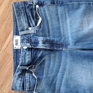Paige Hoxton Straight Ankle Jeans 27 High Rise